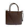 Dámská kožená kabelka Borse in Pelle 1669/21 - hnědá