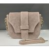 Dámská kožená crossbody Laura Biaggi 04-525 - sv.hnědá