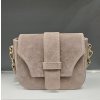 Dámská kožená crossbody Laura Biaggi 04-525 - sv.hnědá
