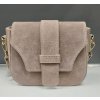 Dámská kožená crossbody Laura Biaggi 04-525 - sv.hnědá