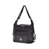 Dámský kožený kabelkobatoh Laura Biaggi 1213 - černý