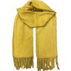 Dámská kašmírová šála 15-01 - žlutá