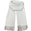 Dámská kašmírová šála 15-01 - bílá