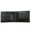 Pánská kožená peněženka Australian 15-U2 - černá/ šedá