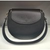 Dámská kožená crossbody kabelka Vera Pelle 3216 - černá