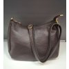 Dámská kožená kabelka Laura Biaggi - tmavě hnědá