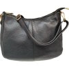 Dámská kožená kabelka Laura Biaggi TS-04 - černá