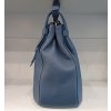 Kožená dámská kabelka Gianni Conti - modrá