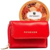 Peněženka kožená mini Peterson PTN-011 - červená