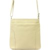 Dámská kožená kabelka PP-62 - krémová