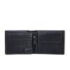 Pánská kožená peněženka Poyem 7325 - černá