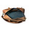 Luxusní cestovní kožená taška Arwel - hnědá