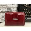 Peněženka dámská kožená - červená lak