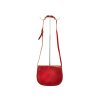 Dámská kabelka kožená, crossbody /lovecká/ - modrá