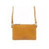Dámská kožená kabelka crossbody - černá