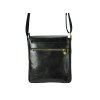 Pánská kožená crossbody Gregorio - černá