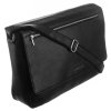 Pánská kožená pracovní taška Rovicky - černá