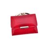 Peněženka dámská kožená, červená lak - rám