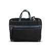 Kožená business taška na notebook 212-8983-60/97 - černomodrá