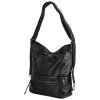 Dámský moderní kabelko / batoh Romina - černý