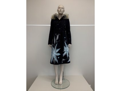 Dámsky zimný bavlnený kabát