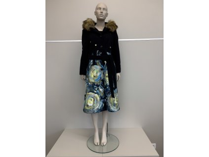 Dámsky zimný bavlnený kabát