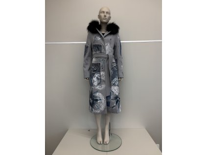 Dámsky zimný bavlnený kabát