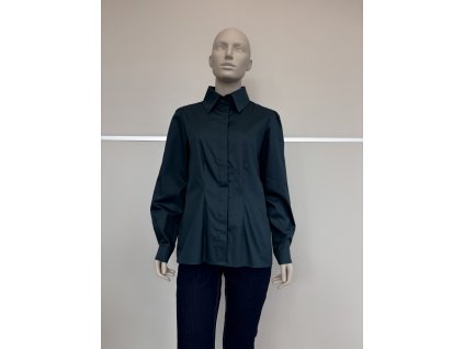 Dámska bavlnená košeľa zelená