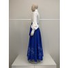 Kráľovská modrá zavinovacia sukňa