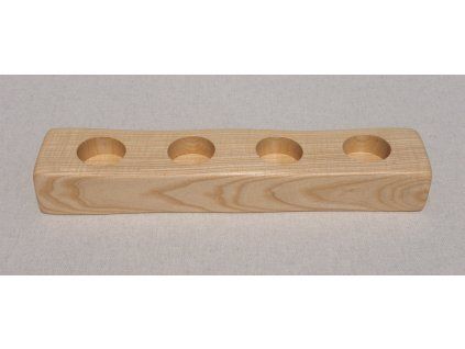 Massiver Kerzenhalter aus Esche für Teelichter | LUKARYS