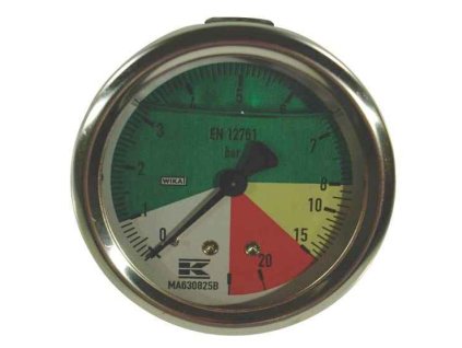 Manometr 63 1/4  horní AHL pevný 0-25 bar