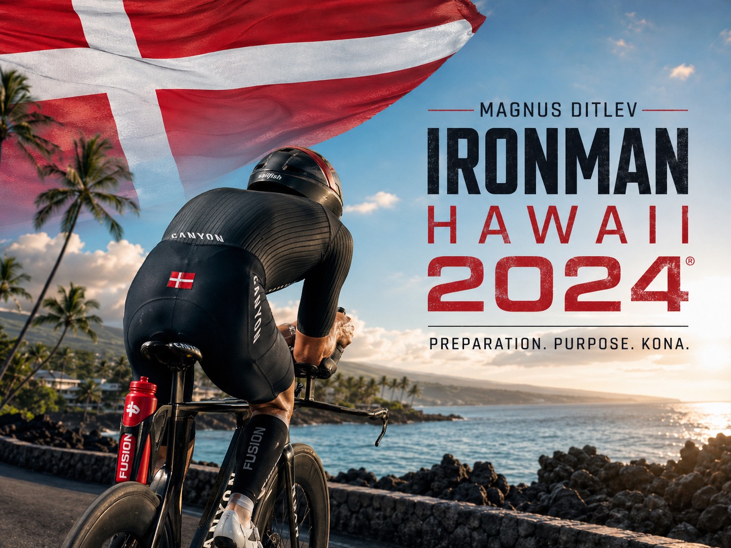 Magnus Ditlev - trénink před IM Hawaii 2024