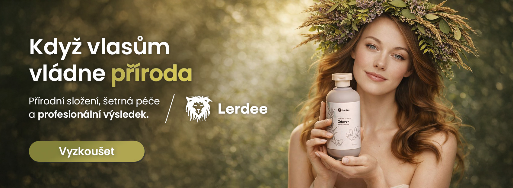 Přírodní šampony a kondicionéry Lerdee
