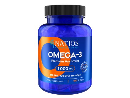 4144 natios omega 3 premium anchovies 1000 mg zdravi srdce a mozku 100 softgel kapsli