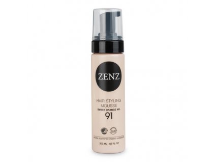 zenz organic hair styling mousse sweet orange no 91 200ml natural and certified organic ingredients 1080x1080 600x