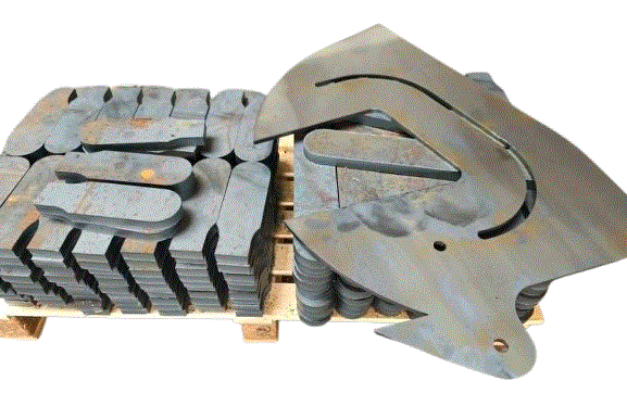 Laser cutting steel