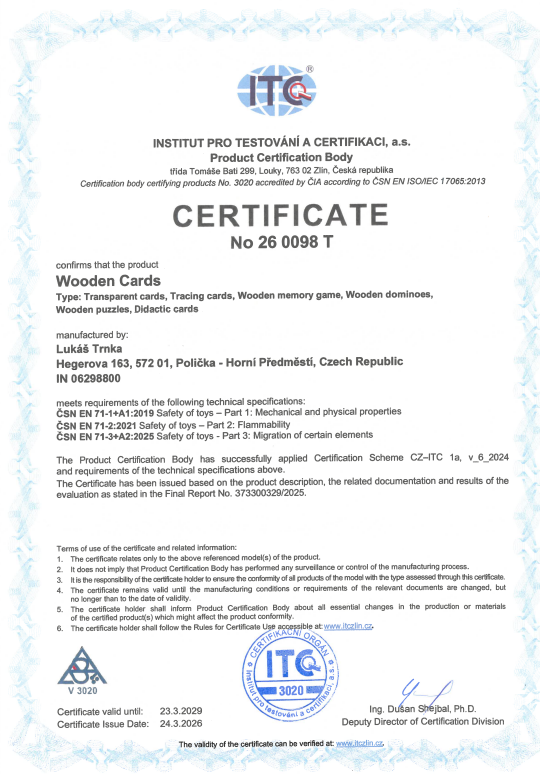 certifikace