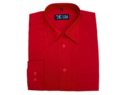 Pánská košile model 022237 - červená
