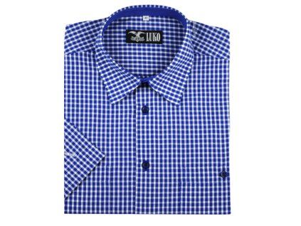 Pánská košile s krátkým ruk. model 204106 modrá