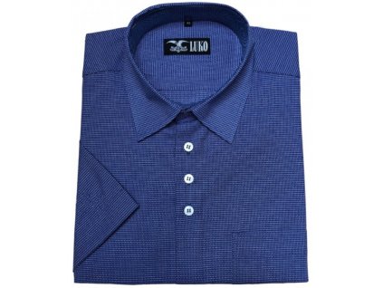 Pánská košile s krátkým ruk. model 204105 - modrá
