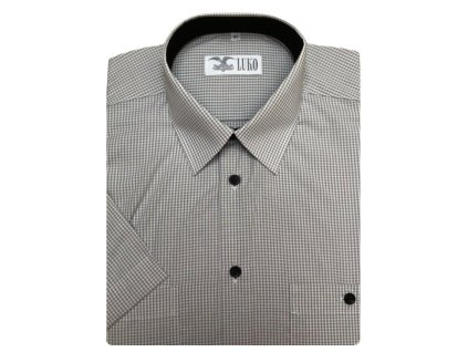 Košile s krátkým rukávem model 194113 - šedá