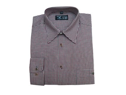 Pánská košile s dlouhým ruk. 112123 - drobné káro