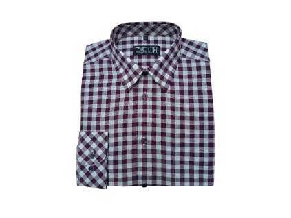 pánská košile model 182205 - vínová