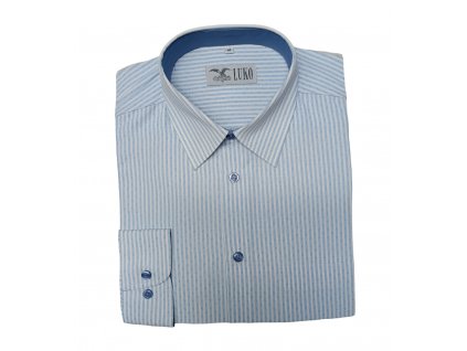 pánská košile s kombinací model 182213 - modrá