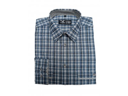 pánská košile s kombinací model 182220 - modrá