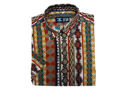 Pánská košile s motivem etno model 074210
