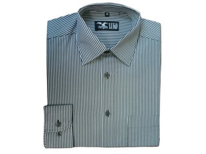 Pánská košile s dlouhým rukávem model (černá) 142206