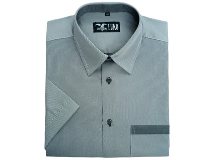 Košile s krátkým rukávem model 134108 - černá