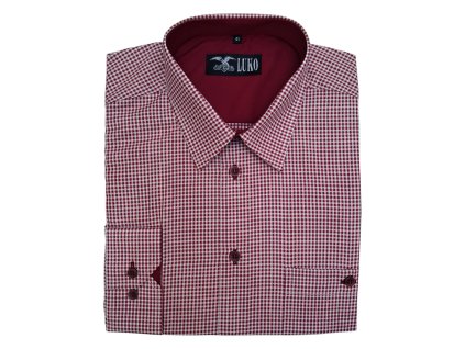 Košile s dlouhým rukávem model 172120 - červená