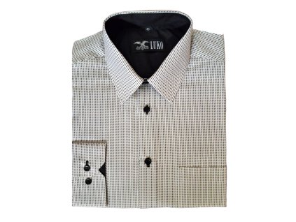 Košile s dlouhým rukávem model 162207 černá